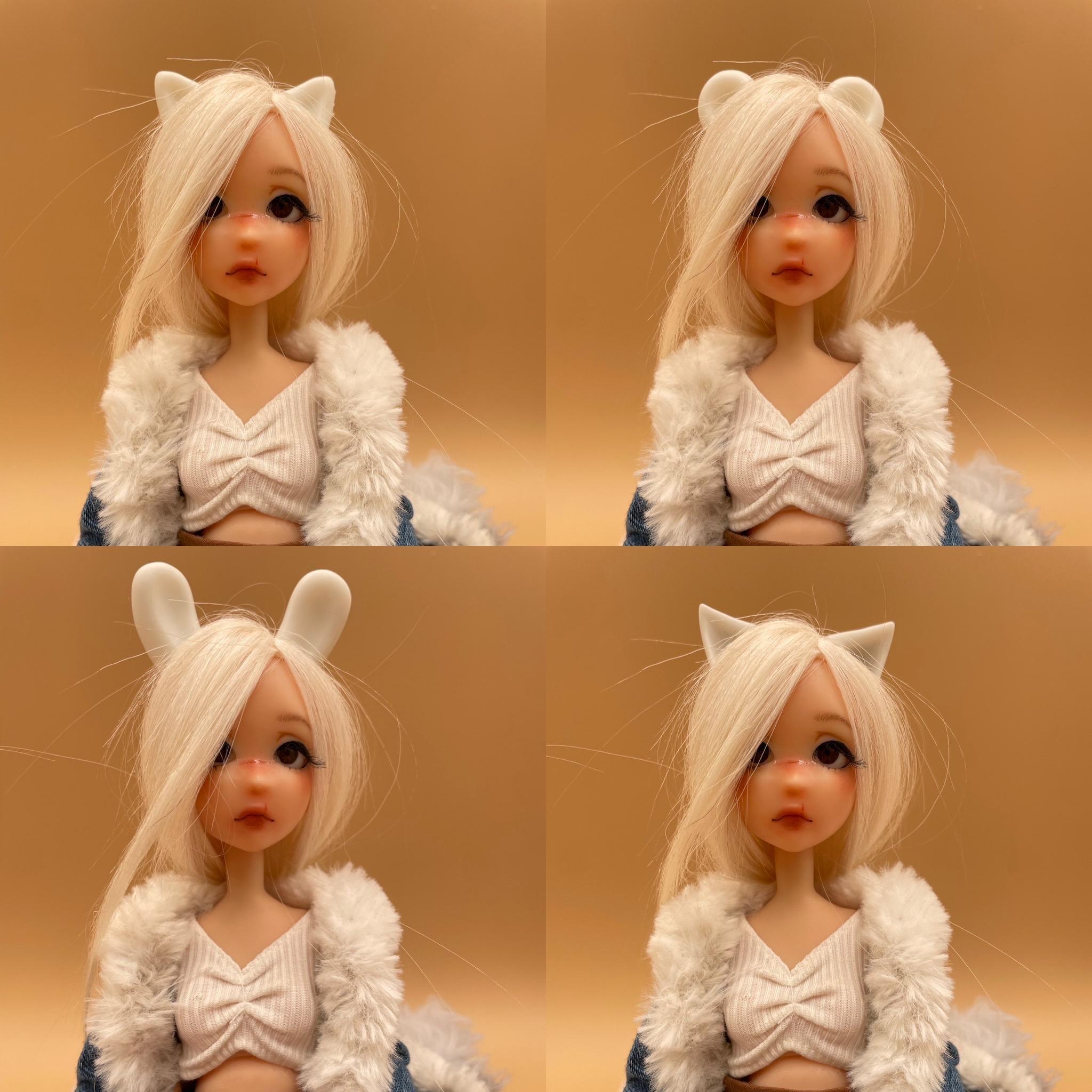 DIY Blank Resin BJD Doll: Customizable 1/6 or 1/4 Size