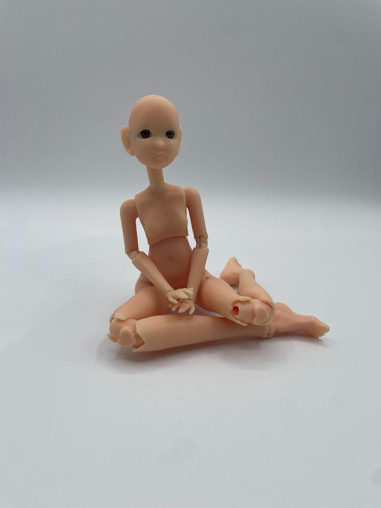 DIY Blank Resin BJD Doll: Customizable 1/6 or 1/4 Size