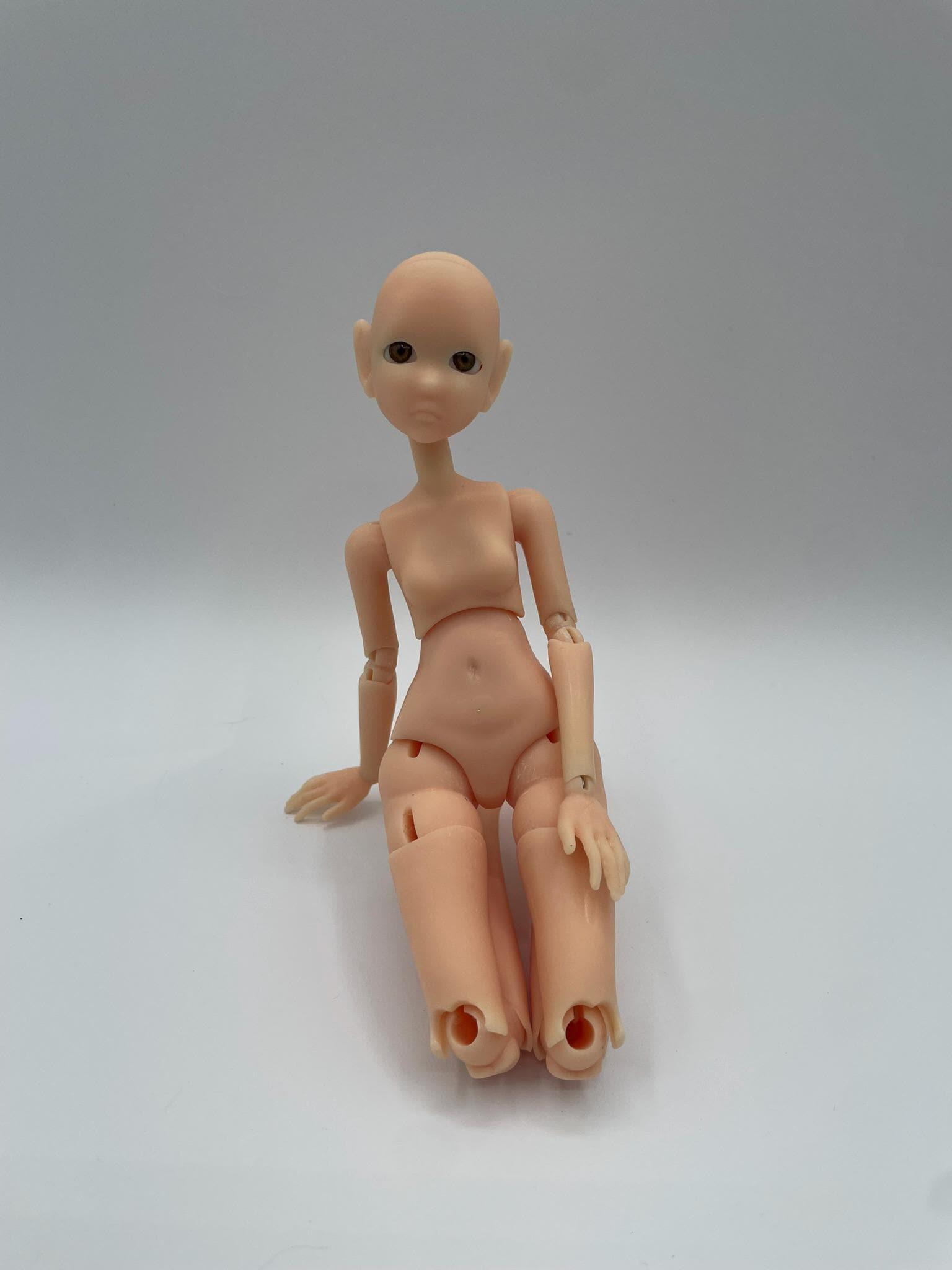 DIY Blank Resin BJD Doll: Customizable 1/6 or 1/4 Size