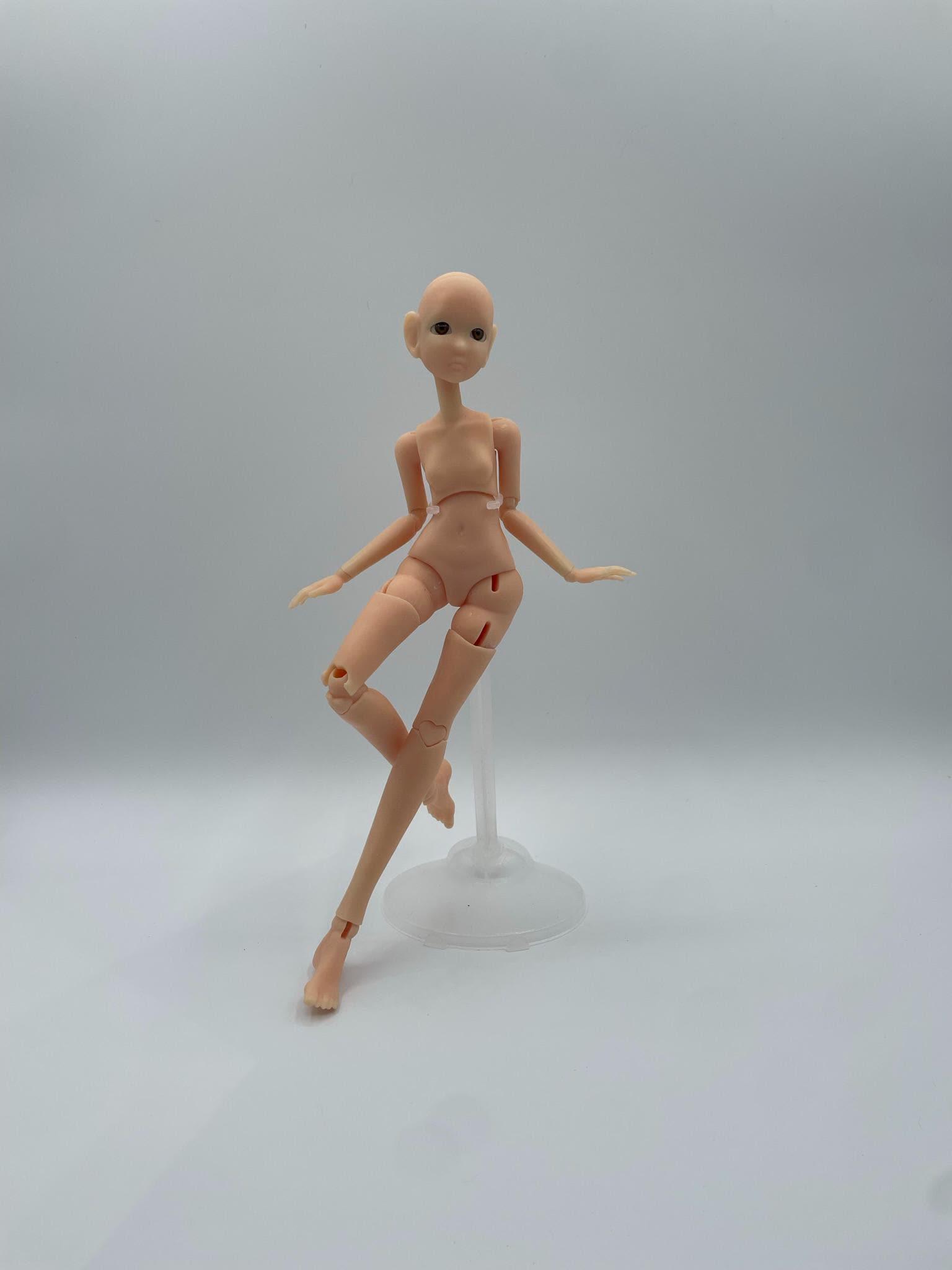 DIY Blank Resin BJD Doll: Customizable 1/6 or 1/4 Size