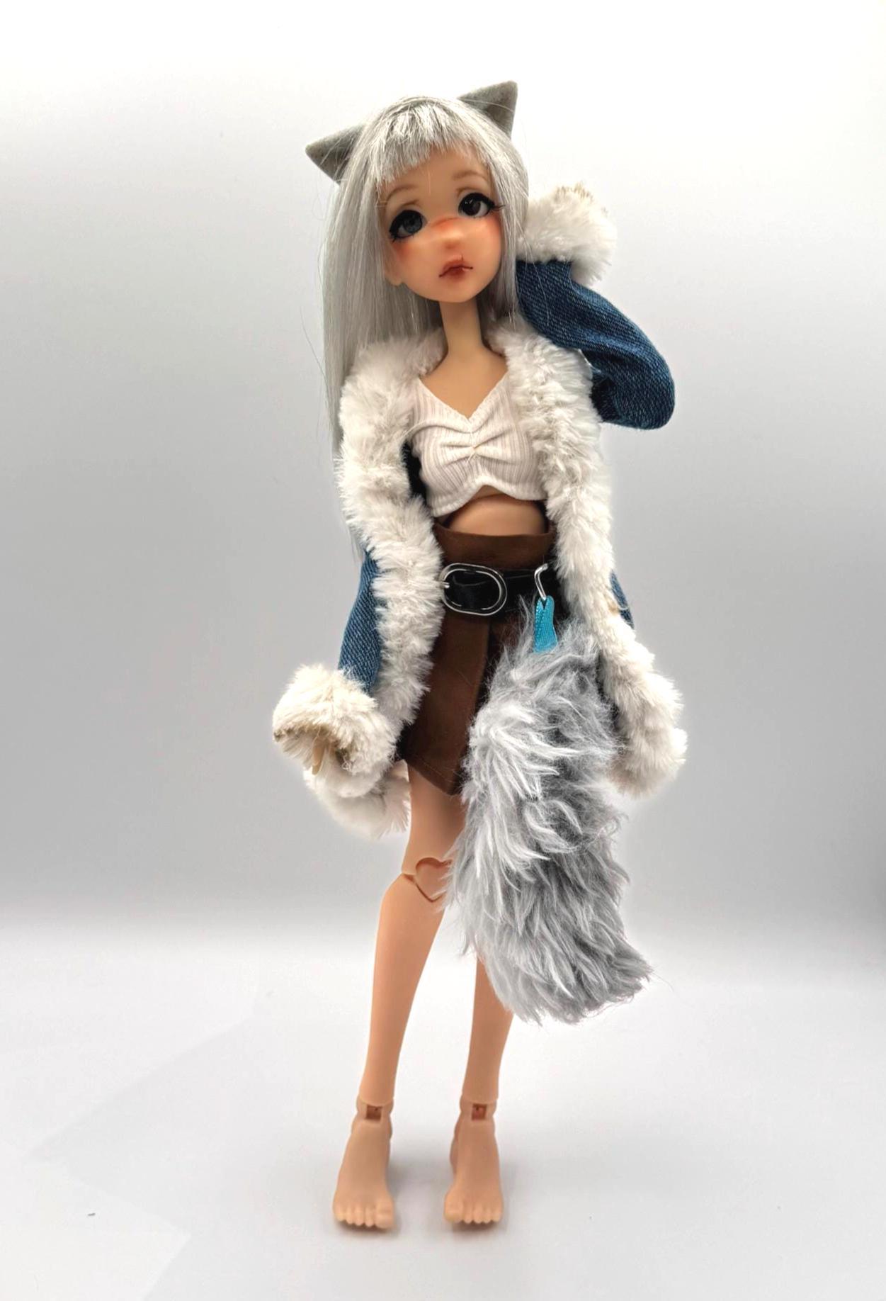 DIY Blank Resin BJD Doll: Customizable 1/6 or 1/4 Size