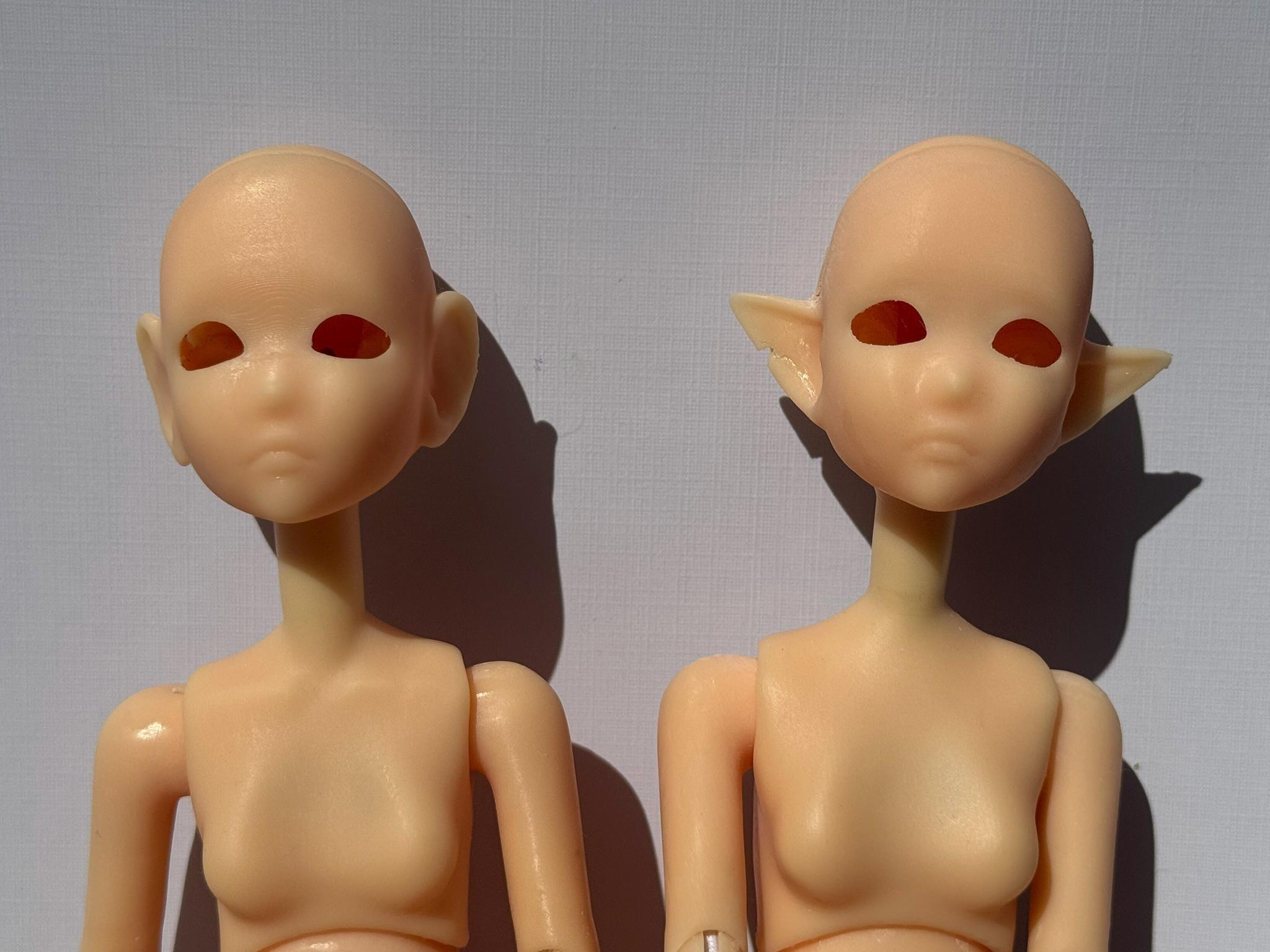 DIY Blank Resin BJD Doll: Customizable 1/6 or 1/4 Size