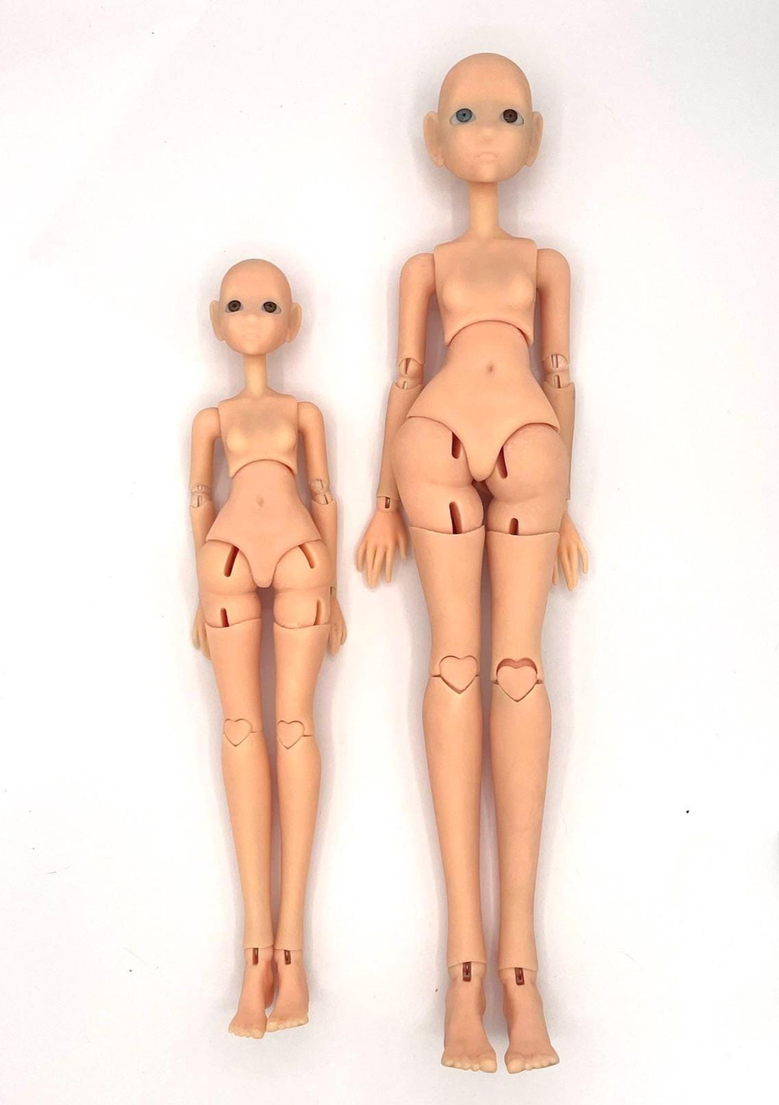 DIY Blank Resin BJD Doll: Customizable 1/6 or 1/4 Size