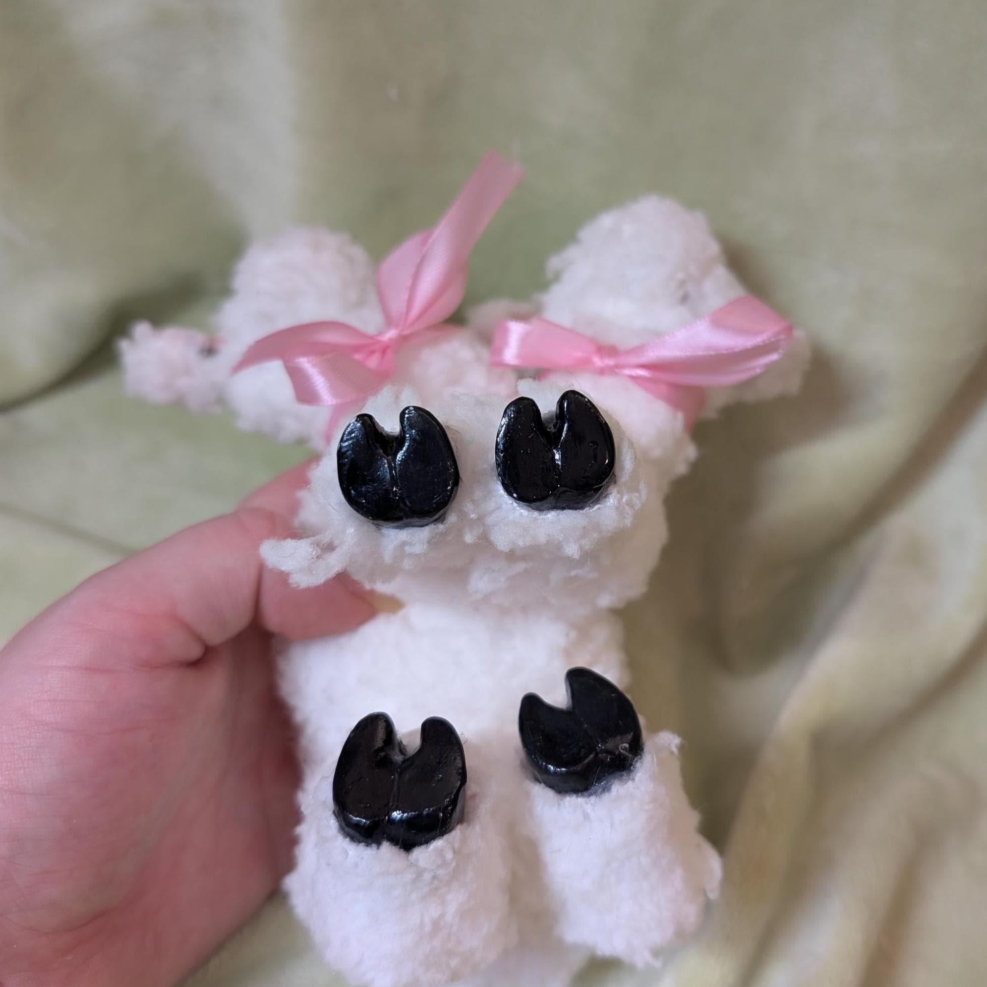 OOAK Posable Two Headed Lamb Art Doll